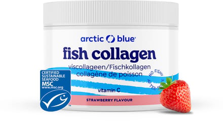 Arctic Blue - Pure Viscollageen - Aardbei - met vitamine C - MSC - 150 gram