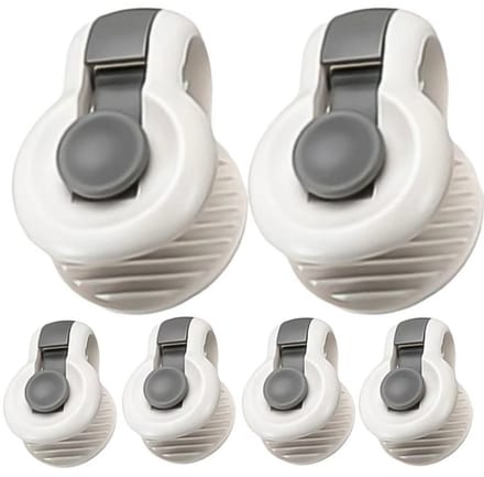 6 Stuks Dekbedclips - Knijpers - Stevige Dekbedclips - Klemmen - Clips - LOUZIR