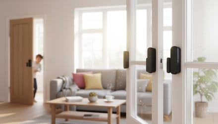 Slimme Deur Sensor - Raam Contact - Thuis Beveiliging - Directe App Meldingen - 10 Stuks - Zwart