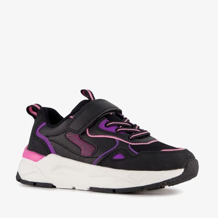 Blue Box meisjes sneakers zwart roze - Maat 31