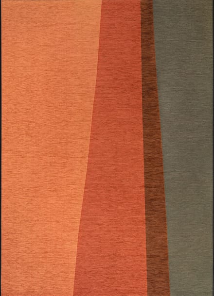 Acsento CapriTerraForest Vloerkleed - 200 x 290 cm - Oranje - Rechthoekig - Polypropylene, Polyester, Acryl - Keuken, Terras - Strepen - Modern