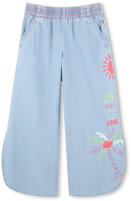 Billieblush - Flaired Jeans summer - Blauw - Maat 104