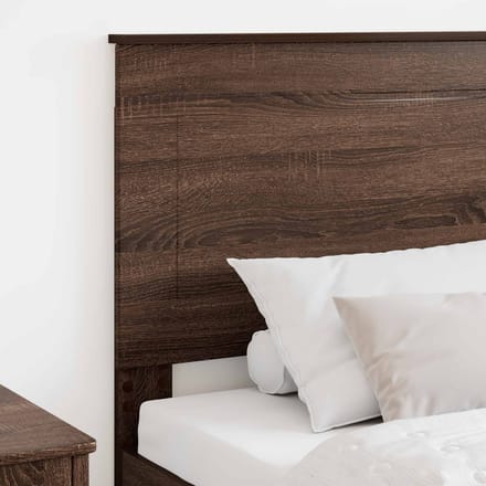 vidaXL - Hoofdbord - Bruine - eik - 100 - cm - Geconstrueerd - hout