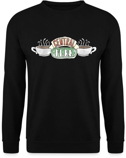 Friends Central Perk Logo Sketch Sweater Heren