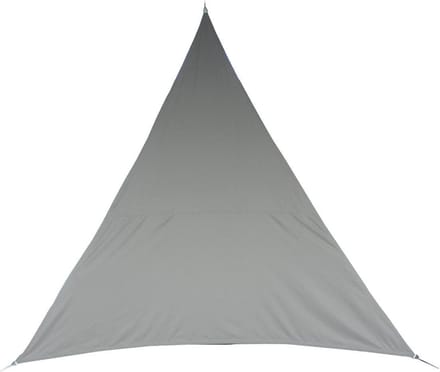 Premium kwaliteit schaduwdoek/zonnescherm Shae driehoek beige - 4 x 4 x 4 meter - Terras/tuin zonwering