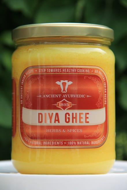 Diya Ghee - traditioneel bereide ghee van grasgevoerde koeien - 500 ml