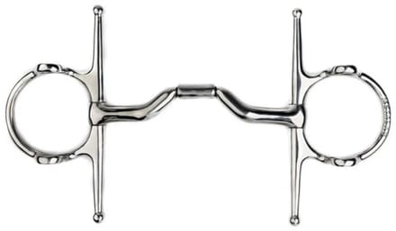 Metalab Elite-trensbit Met Brug Zilver 13.5 cm