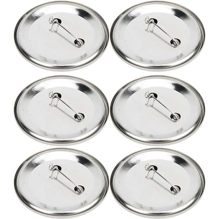 100 Sets 56mm Badge Pin Button Onderdelen Badge Maak Benodigdheden DIY Knutsel Materialen white