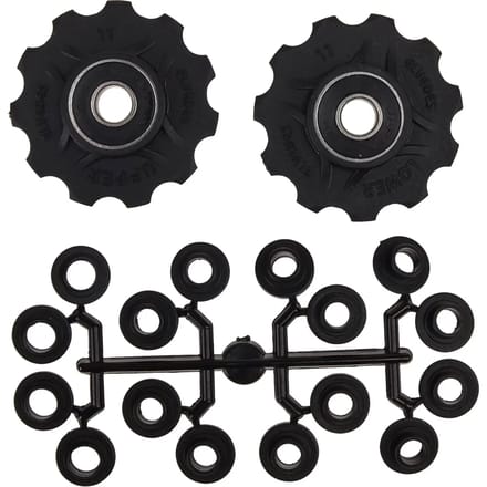 Gear derailleur rollers, ringlagers + spacers Elvedes 7/8/9/10/11