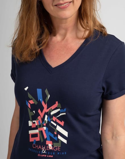 Shirt Esmee navy dames Life Line - 42