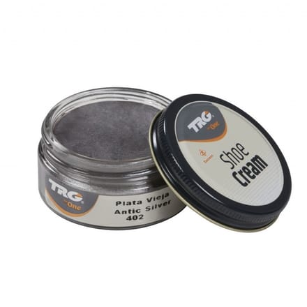 TRG - schoencrème met bijenwas - antiek zilver - 50 ml