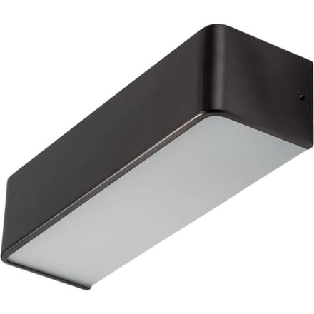 Argon Atrato wandlamp, antraciet, staal, breedte 35 cm, omhoog/omlaag