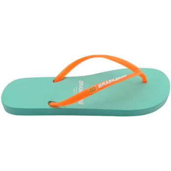 Brasileras Slippers dames- Groen water/sinaasappel- 36/37
