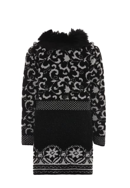 Faina Vest Dames zwart en wit