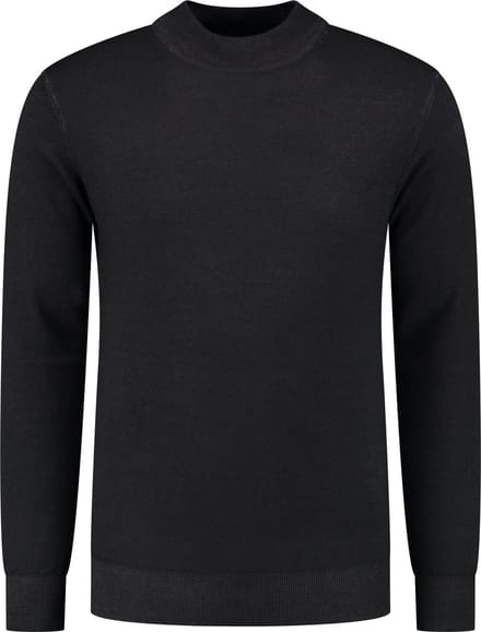 District Indigo Mockneck Pullover Merino/Stretch Black (7.22.508.502 - 020)