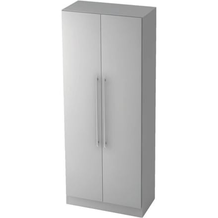 Archiefkast 5 ordnerhoogten, B 800 x D 420 x H 2004 mm, lichtgrijs