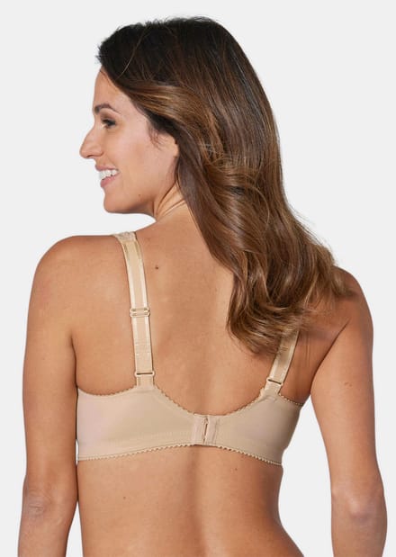 Minimizer-beha zonder beugel - karamel - Gr. 75 D van Goldner Fashion