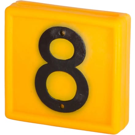 Genummerde markeerkraag om op de armband te schuiven Kerbl N°9 (x10)