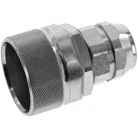 Stalen DN 12.5 Hydraulische Koppeling Insteeknippel G 3/8 inch Binnendraad ISO 14541 D M36 x 2