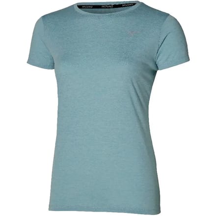 Mizuno Impulse Core T-shirt Met Korte Mouwen Blauw S Vrouw