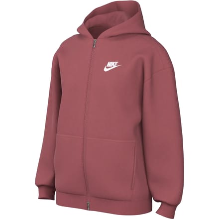 Oversized zip-up hoodie voor kinderen Nike Club Fleece