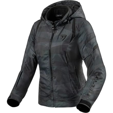REV'IT! Flare 2 Jas Dames Camo Zwart Grijs - Maat 38 - Jas