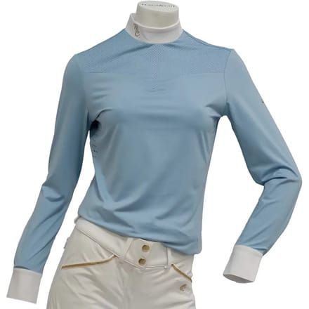 Wedstrijdpolo met lange mouwen Flags&Cup Isadora