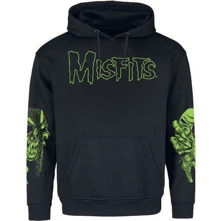 Misfits Trui met capuchon - DDD My Darling - S tot 5XL - voor Mannen - zwart