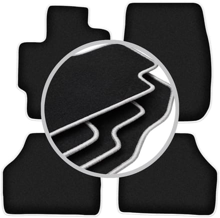 CARLUX-SILVER automatten voor: Mazda Premacy I minivan (1999-2005)