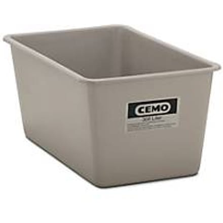 Rechthoekige container Standaard, GFK, 300 l, grijs