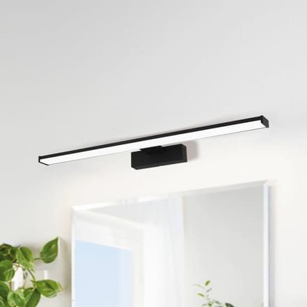 EGLO LED wandlamp Pandella 1, lengte 60 cm, zwart, aluminium