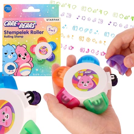 Care Bears Decoratieve ROLLER-stempel, zelfinktend, creatieve stempel - 5 motieven