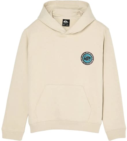 Sweatshirt met capuchon met bedrukte motieven op de borst en achterkant kind Quiksilver Graphic