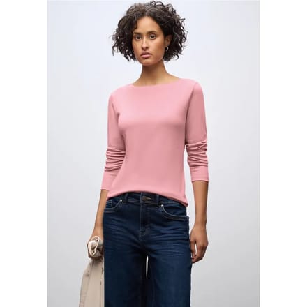 Basic shirt met lange mouwen