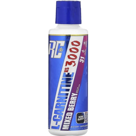 Ronnie Coleman, Vital Edition, L-CarnitineXS 3000, Gemengde Bessen Smaak, 16 fl oz (473,28 ml)