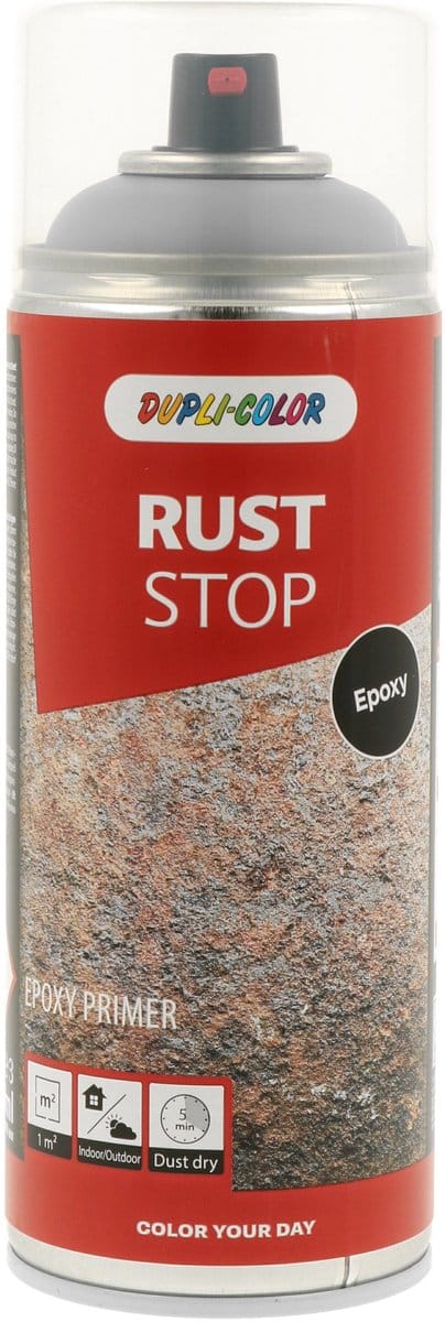 DupliColor Rust Stop Epoxy Primer Grijs Spuitbus 400ml