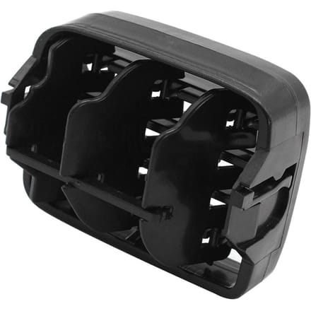 Cache de grille de panneau de ventilation de voiture, Grille de ventilation, Buse de ventilation, Grille adaptée pour Renault Clio 1998 2006 noir