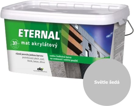 Eternal MAT Acryl 5 kg, 02 Lichtgrijs