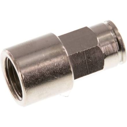 8mm x G1/4'' Messing Insteekfitting Binnendraad NBR [2 Stuks]