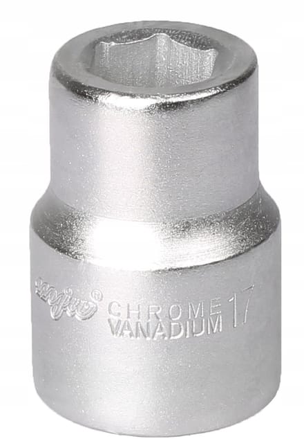 MJW Dopsleutel 3/4" zeskant 17 mm CrV DIN 3121