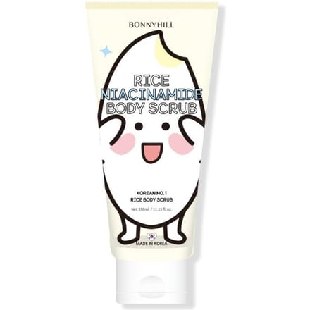Bonnyhill Rijst Niacinamide body scrub (330 ml) white
