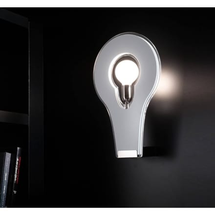 Selène Design-wandlamp Flat 29 wit