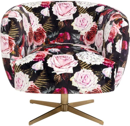Draaifauteuil rozen Kare Design