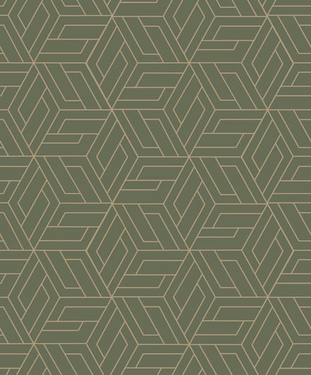 DUTCH - WALLCOVERINGS - Behang - Cobra - Groen