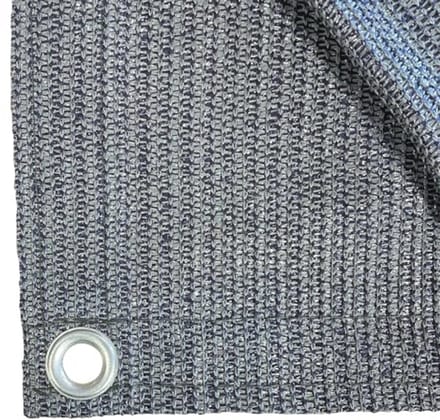Ademend grondzeil 2.5 x 6.5 m blauw voor kamperen en caravanning