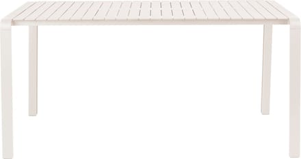 Zuiver Vondel Tuintafel 168,5x87 cm Clay Aluminium Wit