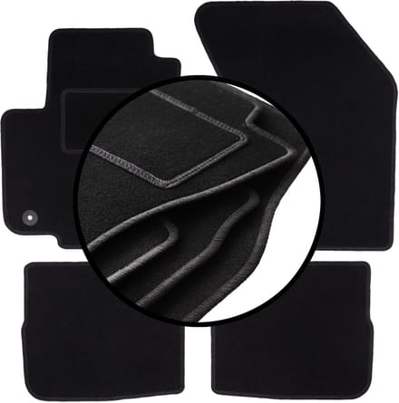 Complete set veloursmatten voor: Suzuki Swift IV hatchback (2005-2010)