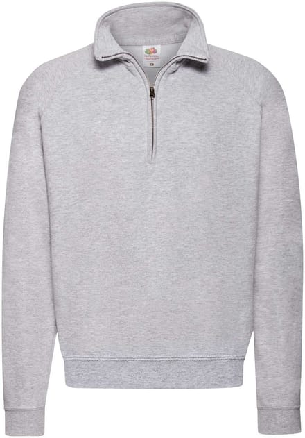 Sweatshirt Fruit Of The Loom Klassieke Rojo met ritssluiting aan de hals - S