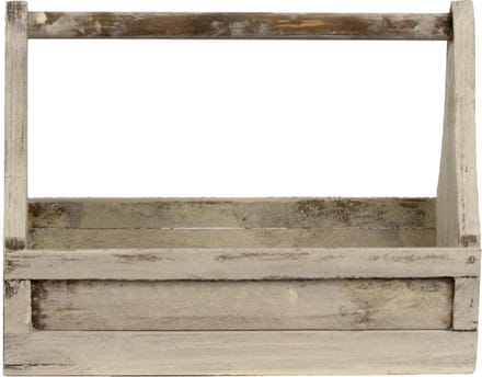 Hobby bakje, old Look / Houten Cadeauverpakking