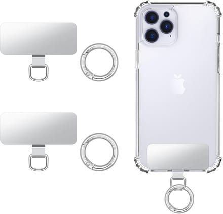 Dailygoody - Telefoon Tether Tab - Stalen Lanyard Pads - Betrouwbare